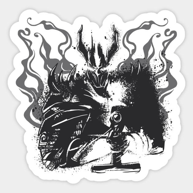 Ash Knight Sticker by LR_Collections